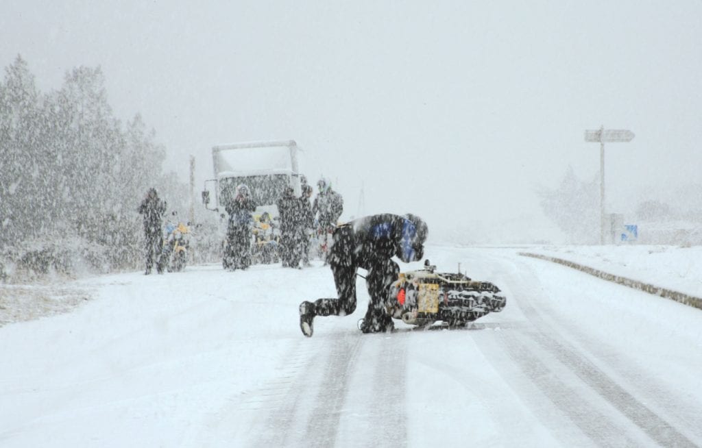 Riding-in-winter-1024x654 motorcykel skrid i sneen